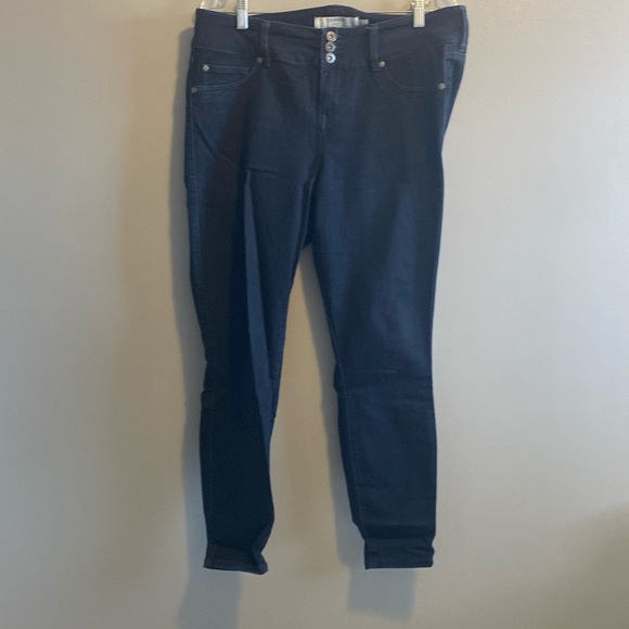 torrid Denim - Torrid Jegging Dark Wash Blue Skinny Super Stretch Mid-Rise Jean, Size 14R